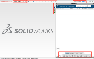 SOLIDWORKS Connected App界面 SOLIDWORKS Connected App界面